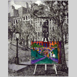John Dorish NYC etching
