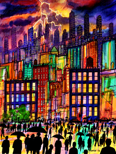 John Dorish painting